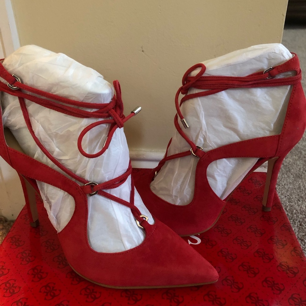 Red High Heels Shoes